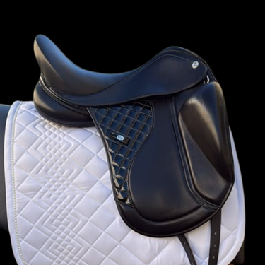 Challenge, 17.5", Black, Grey stitching, serial no: 522028