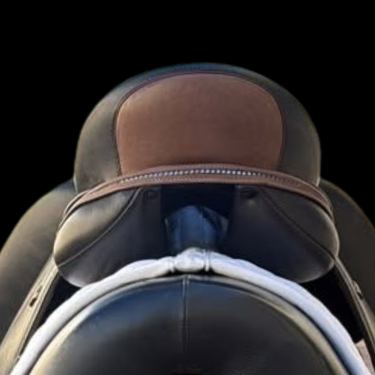 4th Level , 17.8", long Block , black , brown stitching , serial no: 018020