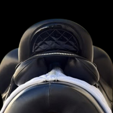 Challenge, black, black stitching, 17.5", serial no: 522055